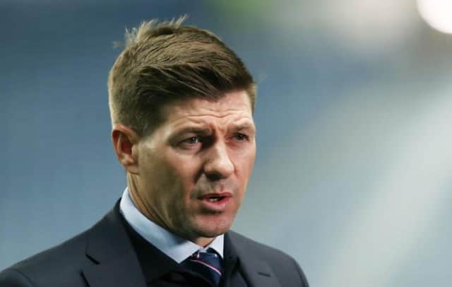 Rangers manager Steven Gerrard saw his team maintain their four-point lead at the top of the Premiership table by beating Ross County 4-2 at Ibrox. (Photo by Craig Williamson / SNS Group)