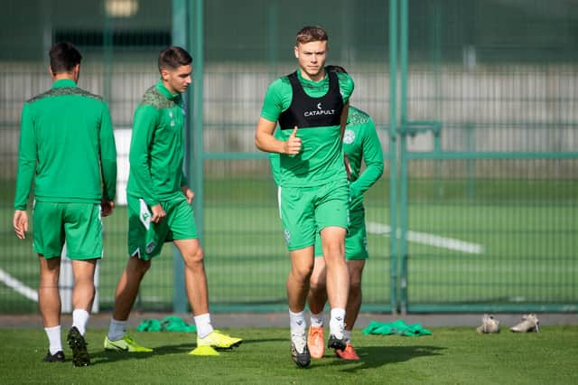 Hibs defender Ryan Porteous has been praised by Jack Ross for his improved disciplinary record this season. (Photo by Paul Devlin / SNS Group)