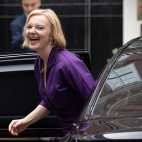 Liz Truss arrives at Conservative headquarters on September 5 after being elected party leader (Picture: Carl Court/Getty Images)