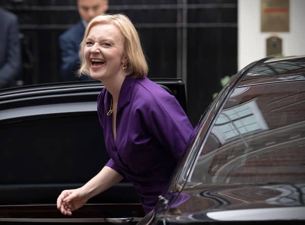 Liz Truss arrives at Conservative headquarters on September 5 after being elected party leader (Picture: Carl Court/Getty Images)