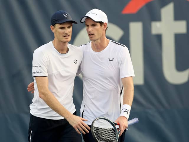 Jamie and Andy Murray will play in Aberdeen in December. Picture: Rob Carr/Getty Images