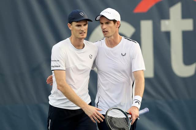 Jamie and Andy Murray will play in Aberdeen in December. Picture: Rob Carr/Getty Images