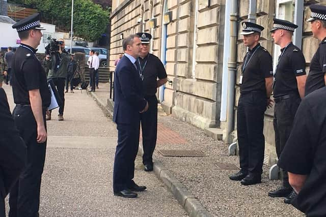 Visiting Stonehaven this morning, Scottish Transport Secretary, Michael Matheson, disclosed that one of the survivors escaped from the wreckage and walked along the track for a mile to reach a signal box.