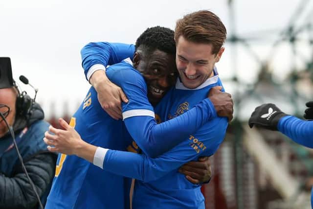 Fashion Sakala and Scott Wright give Rangers boss Steven Gerrard options in attack (Photo by Craig Williamson / SNS Group)
