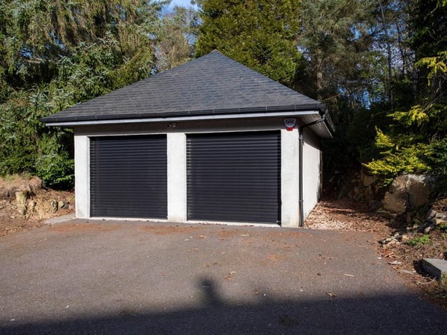 Double garage.