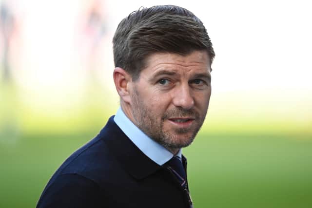 Rangers boss Steven Gerrard has recently been linked with a move to Everton. Picture: SNS