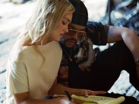 Lily-Rose Depp and Abel Tesfaye in The Idol.