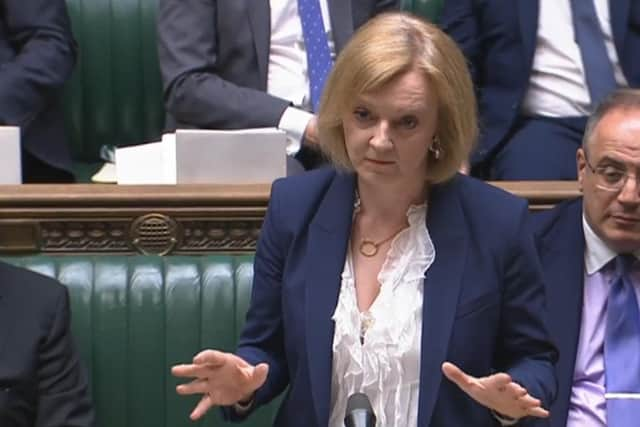 Foreign Secretary, Liz Truss speaking to MPs in the House of Commons, London. Picture date: Monday June 27, 2022.