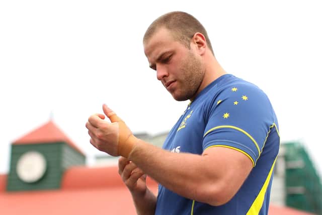 Dan Palmer during a Wallabies training session in Sydney in 2012.  Picture: Cameron Spencer/Getty Images