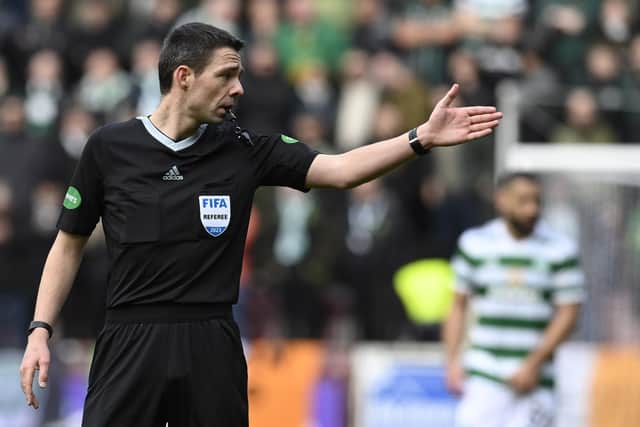 Referee Kevin Clancy will take charge of Celtic v Rangers at Parkhead on Saturday. (Photo by Rob Casey / SNS Group)