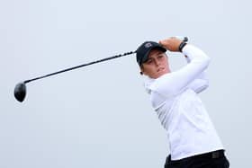 Hannah Darling in action during The R&A Women's Amateur Championship at Prince's Golf Club in Sandwich. Picture; Tom Dulat/R&A/R&A via Getty Images.