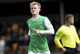 Hibs midfielder Ewan Henderson has moved to Belgium on loan.  (Photo by Craig Williamson / SNS Group)