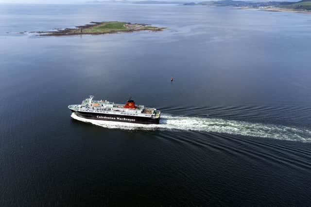 31-year-old Caledonian Isles has been out of service since January and is not due to return until mid-June following major steelwork repairs. (Photo by John Devlin/The Scotsman)