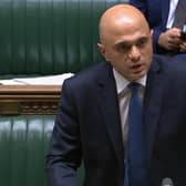 Health Secretary Sajid Javid updating MPs on the governments coronavirus plans, in the House of Commons, London. Picture date: Monday December 6, 2021.