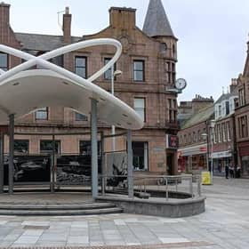 Nearly completed: One of the glass panels needs to be replaced on the bandstand.