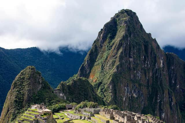 The Inca citadel of Machu Picchu in Peru.