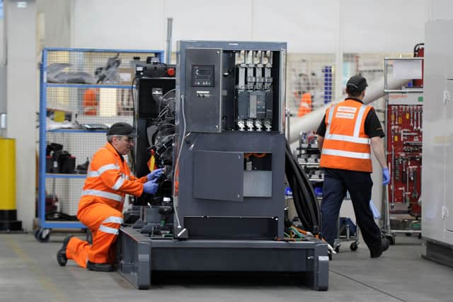 Aggreko has a manufacturing base in Dumbarton. Picture: John Devlin