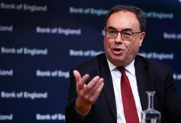 Bank of England Governor Andrew Bailey needs to act quickly to avoid UK recession, says reader (Picture: Hannah McKay - WPA Pool/Getty Images)