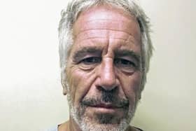 Mugshot of Jeffrey Epstein, 2019.  (Photo by Kypros/Getty Images)