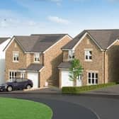 A CGI of how part of the latest Miller Homes development in Dumbarton should look when completed. Picture: Miller Homes