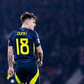 Scotland's Ben Doak glances round against Croatia on Friday but there's no looking back for Scotland ahead of crunch game v Poland (Photo by Craig Williamson / SNS Group)