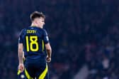 Scotland's Ben Doak glances round against Croatia on Friday but there's no looking back for Scotland ahead of crunch game v Poland (Photo by Craig Williamson / SNS Group)