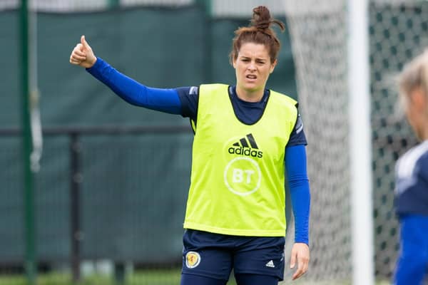 Jennifer Beattie during an SWNT Training Session at the Oriam, on October 03, 2022, in Edinburgh, Scotland. (Photo by Paul Devlin / SNS Group)