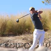 Sam Locke, who leads the Carnoustie Challenge by a shot, was playing on the MENA Tour earlier in the year before the coronavirus lockdown