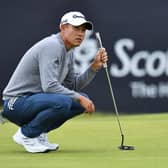 Collin Morikawa during last year's abrdn Scottish Open at The Renaissance Club. Picture: Mark Runnacles/Getty Images.