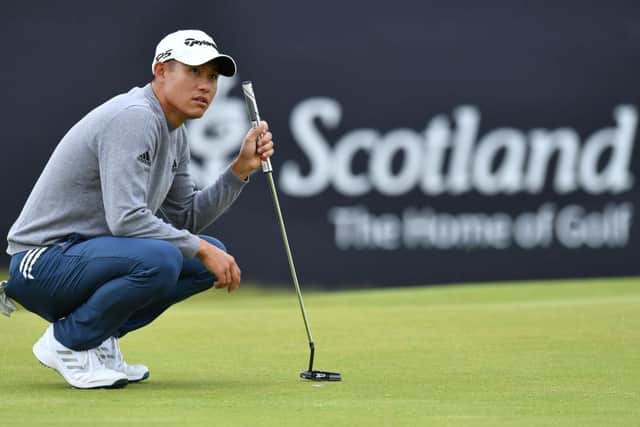 Collin Morikawa during last year's abrdn Scottish Open at The Renaissance Club. Picture: Mark Runnacles/Getty Images.