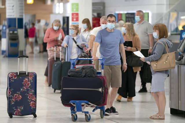 Air passengers are not expected to witness a huge impact at Glasgow due to UK Border Force staff strikes over Christmas. Picture: Jane Barlow/PA