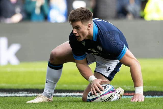 Jones was in good try-scoring form for Scotland.