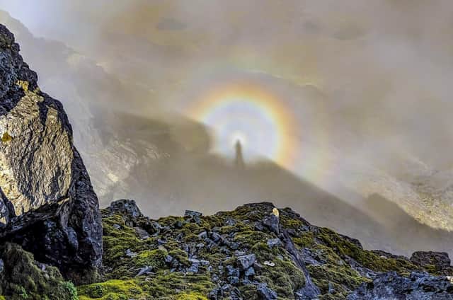 A ghostly sight on Sgurr nan Gillean in the Cuillins, Skye (Picture: Iain Weir/SWNS)