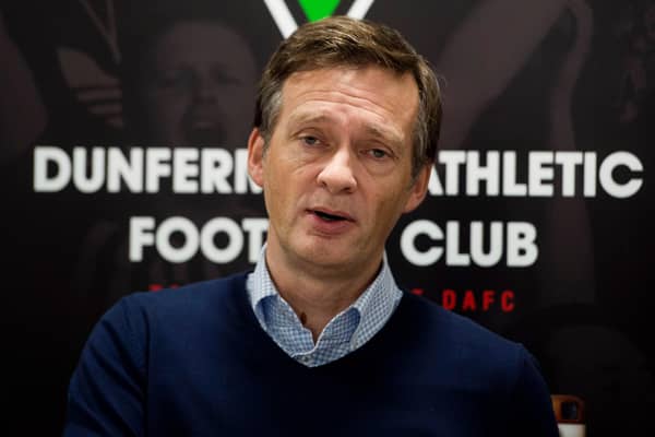 Dunfermline chairman Ross McArthur has carried the club's support with him over the recent takeover by a German football consortium. (Photo by Paul Devlin/SNS Group).