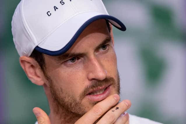 Andy Murray reveals he has quite social media after a win against Robin Haase at the ABN Amro World Tennis Tournament in Rotterdam picture: Joe Toth