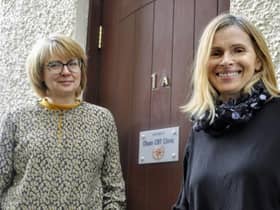 From left: Fiona Blunsden and Jacquie Beaton of Oban CBT Clinic, which is offering support to small firms and Bids across Scotland. Picture: contributed.