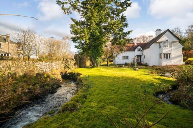 'The Barn', Bridge of Weir, with the Pow Burn running through it.