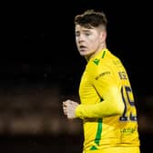 Hibs striker Kevin Nisbet in action during Tuesday's 2-1 win against St Mirren. He came on as a second-half substitute. (Photo by Ross Parker / SNS Group)