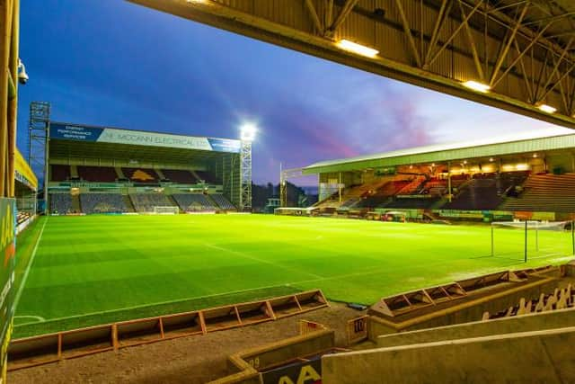 A general view during a Scottish Premiership match between Motherwell and Aberdeen at Fir Park on December 23, 2020, in Motherwell, Scotland. (Photo by Mark Scates / SNS Group)