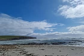 Scapa Beach in Orkney. Image: R Erskine.