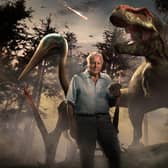 Dinosaurs: The Final Day with Sir David Attenborough will be broadcast on BBC One on April 15.
