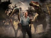 Dinosaurs: The Final Day with Sir David Attenborough will be broadcast on BBC One on April 15.