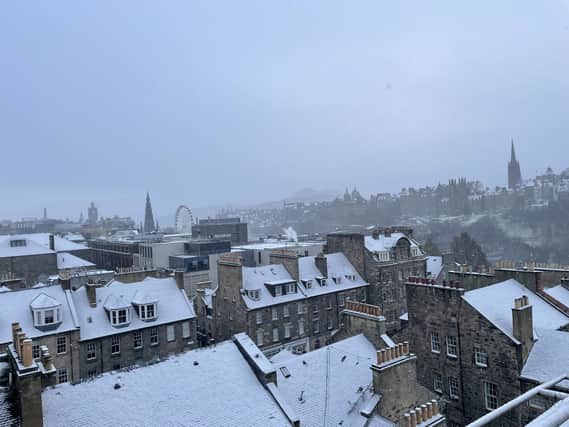 The view from The Scotsman office in Edinburgh