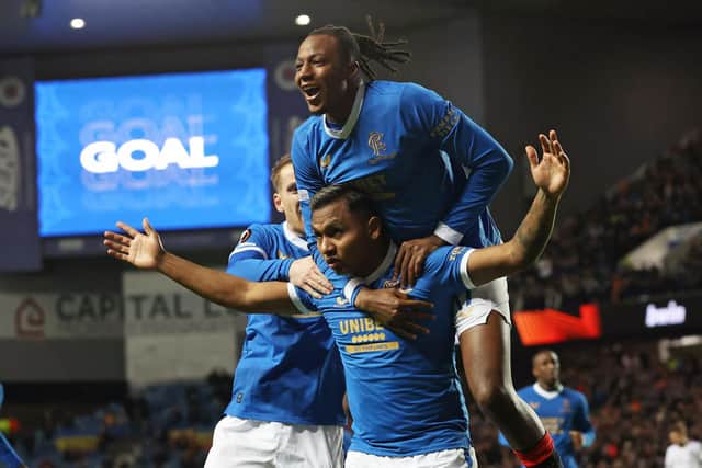 Rangers pair Alfredo Morelos and Joe Aribo have been linked with English Premier League clubs. (Photo by Alan Harvey / SNS Group)
