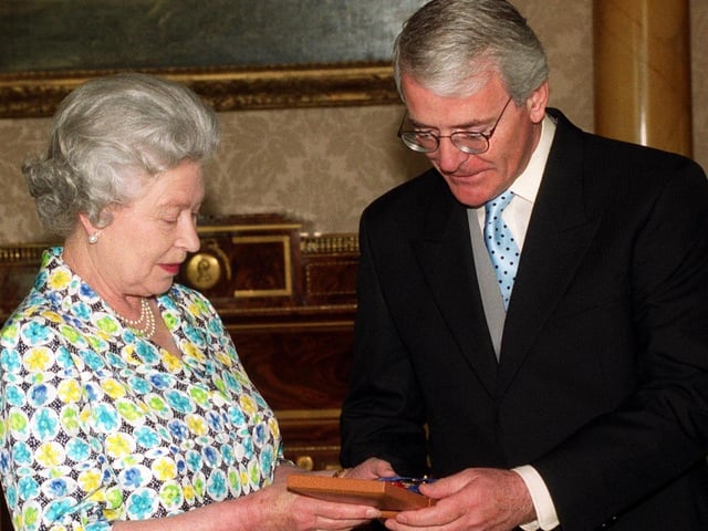 Major served as PM and Leader of the Conservative Party for 7 years, and he was an MP for Huntingdon (Huntingdonshire) from 1979 to 2001. In reference to her nature that was known to put people at ease, Major noted that "one can say to the Queen absolutely anything."