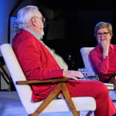 First Minister Nicola Sturgeon and actor Brian Cox were in conversation at the Edinburgh International Book Festival this week