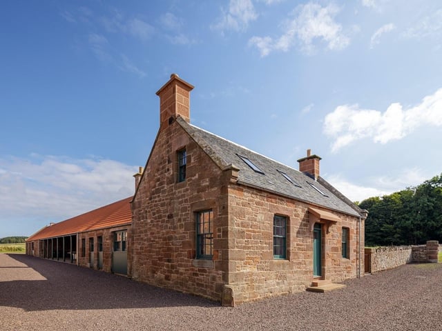 Papple Steading, originally built in the 19 th century to house cattle, store grain and machinery, and provide farm workshops, is one of the largest steadings in East Lothian. It had lain underused and derelict for years, until client George Mackintosh set about creating a museum to celebrate an agricultural way of life that is fast disappearing. The first completed phase sees the restoration and conversion of the original farmhouse and outbuildings into self-catering accommodation, in order to create income to support the museum’s creation. The extensive conservation project has carefully retained, repaired and upgraded the historic range of buildings, preserving the character of the steading and making best use of its historic fabric to secure its long-term future.