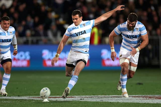 Argentina's Emiliano Boffelli was reliable with the boot for the Pumas during their famous win over New Zealand.