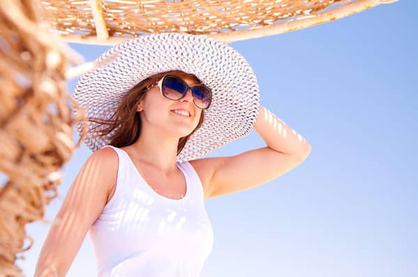 A hat and sunglasses should be on your packing checklist