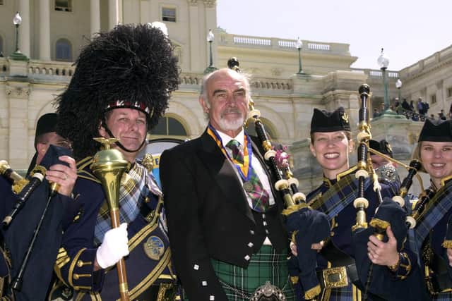 Sir Sean Connery, who passed away in 2020, was one of many honoured guests at Tartan Day celebrations in the United States.